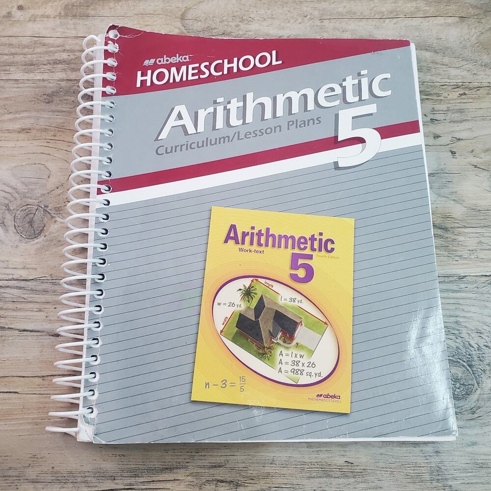 Abeka Arithmetic Grade 5 (5th) Curriculum Lesson Plans 2018 Teacher Spiral Book